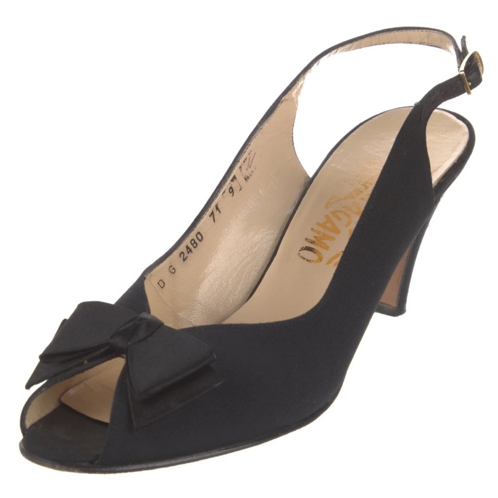 Salvatore Ferragamo Slingback Sandals Heels